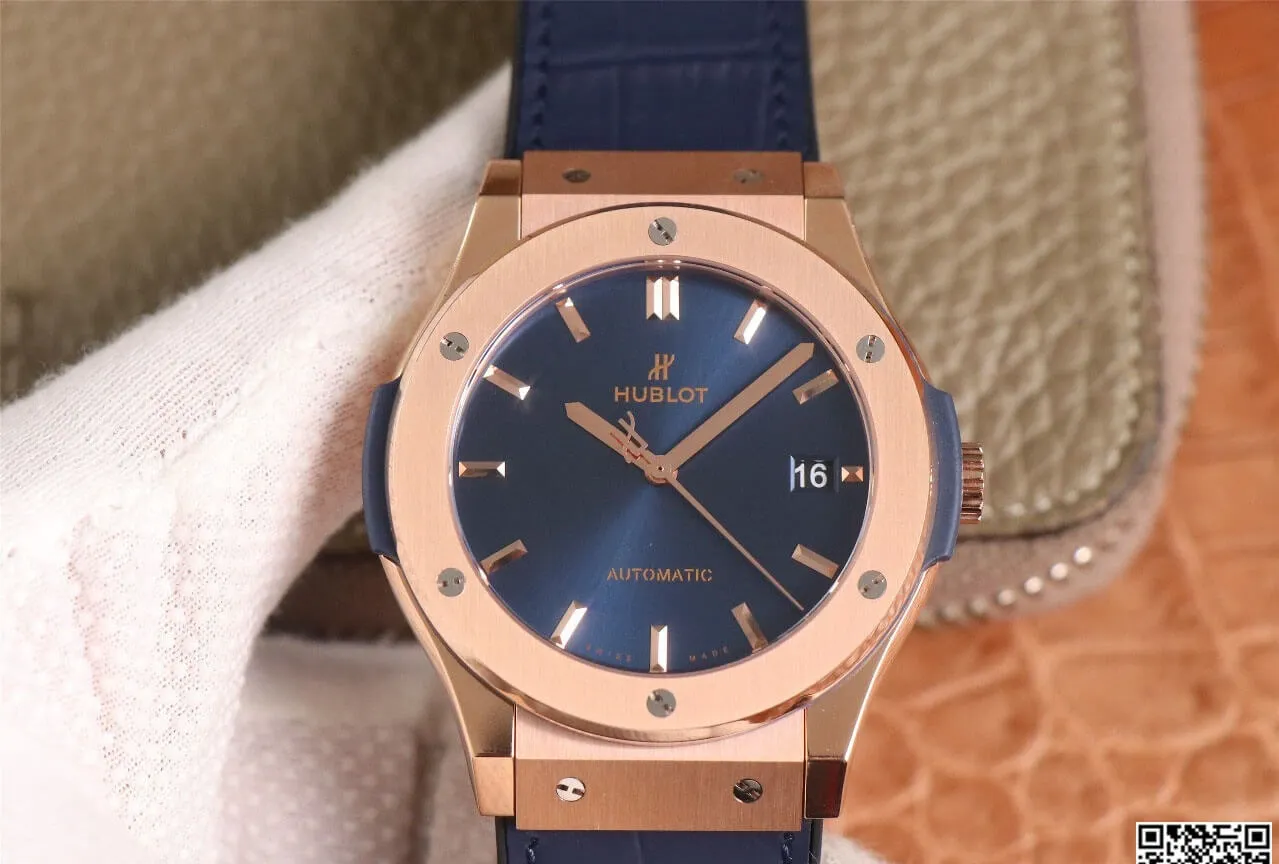 Hublot Classic Fusion 511.OX.7180.LR WWF Factory 1:1 Best Edition Replica Watch Blue Dial